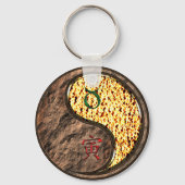 Stier & Vuur Tijger Sleutelhanger (Voorkant)