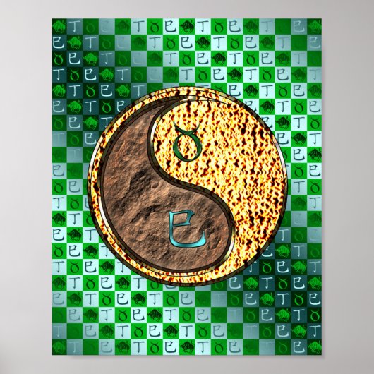 Stier & Vuurslang Poster (Voorkant)