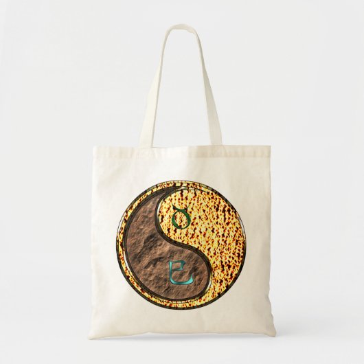 Stier & Vuurslang Tote Bag (Voorkant)