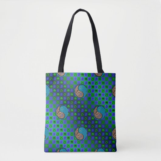 Stier & Water Os Tote Bag (Voorkant)