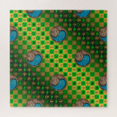 Stier & Water Paard Legpuzzel (Horizontaal)