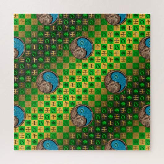 Stier & Water Paard Legpuzzel (Verticaal)