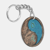 Stier & Waterhond Sleutelhanger (Voorkant Links)