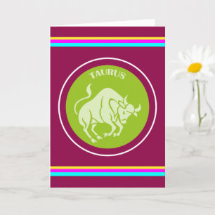 Stier Wenskaart Kaart