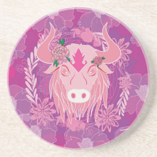 stier zandsteen onderzetter