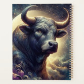 Stier Zodiac Art - Majestic Bull Planner (Achterkant)