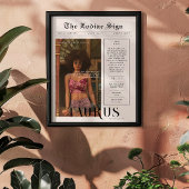 Stier | Zodiac Astrology Fotokrant Poster