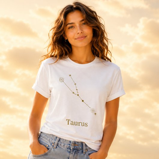 Stier Zodiac Constellatie T-shirt