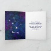 Stier Zodiac Constellation Gelukkige Verjaardag Kaart (Binnen)