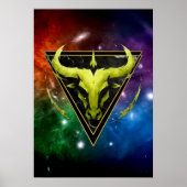 Stier Zodiac Geschenk Astrologie Poster (Voorkant)
