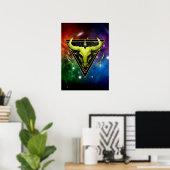 Stier Zodiac Geschenk Astrologie Poster (Thuiskantoor)