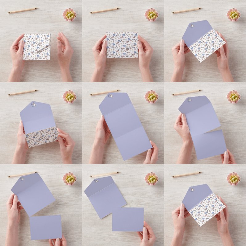 Stier Zodiac Slumber - Slaapdier Konijn Patroon All In One Uitnodiging