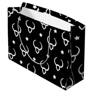 Stier Zodiac Symbool en Sterren Patroon Groot Cadeauzakje