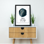 Stier Zodiac teken: aangepaste naam & verjaardag Poster