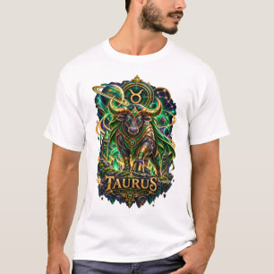 Stier Zodiac-teken Astrologie Hemelse Stier T-Shir T-shirt