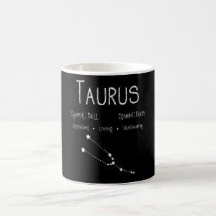 Stier Zodiac-teken Constellatie Astrologie Cadeau Koffiemok