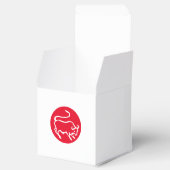 Stier Zodiac teken Moderne minimalistische vlakte  Bedankdoosjes (Geopend)