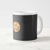 Stier Zodiac teken Moderne minimalistische vlakte  Grote Koffiekop (Voorkant rechts)