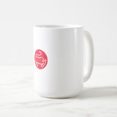 Stier Zodiac teken Moderne minimalistische vlakte  Koffiemok (Voorkant rechts)