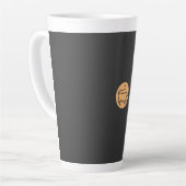 Stier Zodiac teken Moderne minimalistische vlakte  Latte Mok (Linkerhoek)