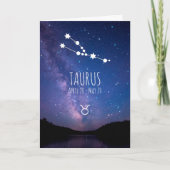 Stier Zodiacus Sterrenbeeld | Astrologiekaart Kaart (Voorkant)