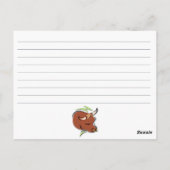 Stier-zodiakarakteristieken briefkaart (Achterkant)