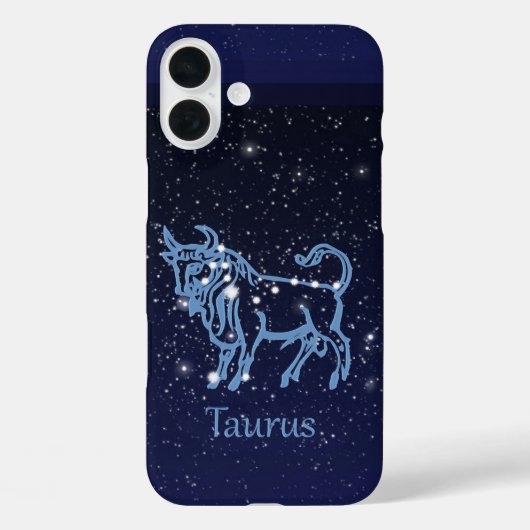 Stierbeeld en Sterrenbeeld met Sterren Case-Mate iPhone Case (Achterkant)