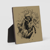 Stierbeeld sterrenbeeld Hevelius circa 1690 Fotoplaat (Voorkant)