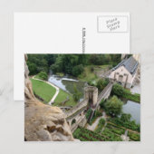 Stierchen Bridge buiten de rotscasematen Briefkaart (Voorkant / Achterkant)