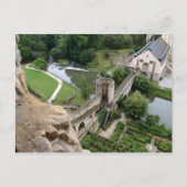 Stierchen Bridge buiten de rotscasematen Briefkaart (Voorkant)