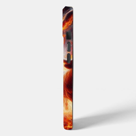 Stieren laden door een vurig landschap Case-Mate iPhone case (Achterkant / Links)