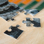 Stierenbeeld Nandi Park India. Legpuzzel (Zijkant)