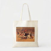 Stierengevecht in Mexico (door Frederic Remington) Tote Bag (Voorkant)