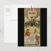  stierengevechten in Valencia Briefkaart (Voorkant / Achterkant)