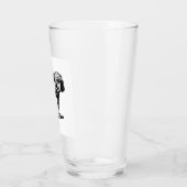 stierenhondentekening glas (Links)