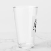 stierenhondentekening glas (Rechts)