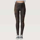 stierenkariboe op rendierbont leggings (Voorkant)