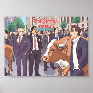 Stierenmarkt Poster