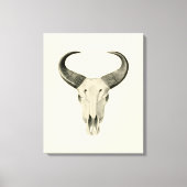 Stierenschedel Canvas Print (Voorkant)