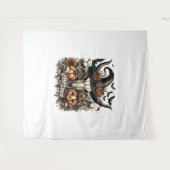Stierenskelet Halloween Koe Wandkleed (Voorkant (horizontaal))