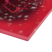 Stierensnijplank in rode Sterrennacht Snijplank (Hoek)