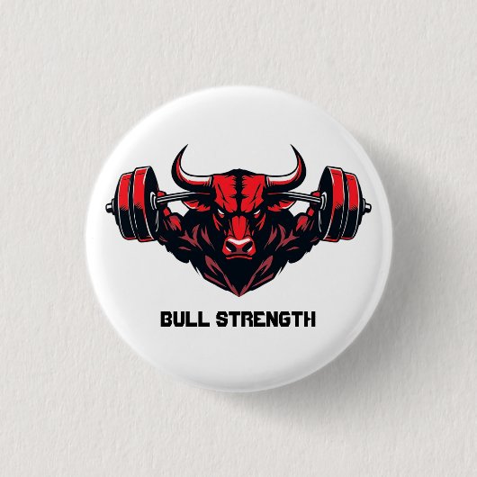 stierensterkte ronde button 3,2 cm (Voorkant)