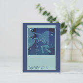 Stierenstierenconstellatie  Zodiac Astrologie Briefkaart (Staand voorkant)