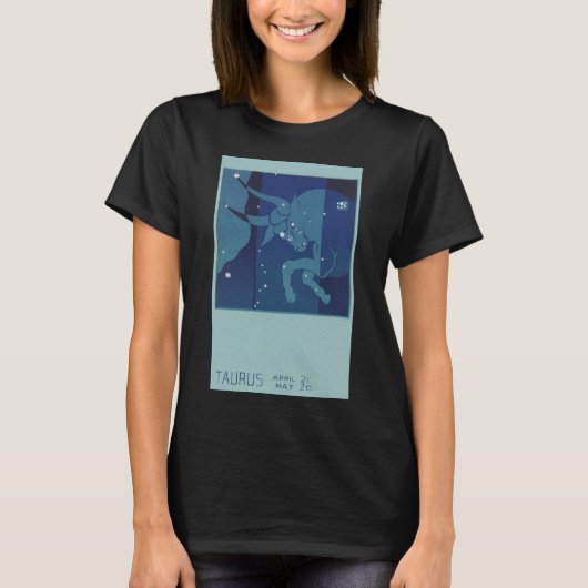 Stierenstierenconstellatie Zodiac Astrologie T-shirt (Voorkant)