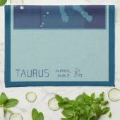 Stierenstierenconstellatie  Zodiac Astrologie Theedoek (Gevouwen)