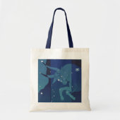 Stierenstierenconstellatie  Zodiac Astrologie Tote Bag (Voorkant)