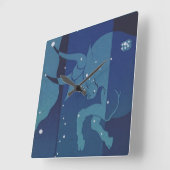 Stierenstierenconstellatie  Zodiac Astrologie Vierkante Klok (Hoek)