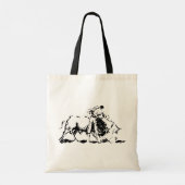 Stierenvechten Tote Bag (Achterkant)