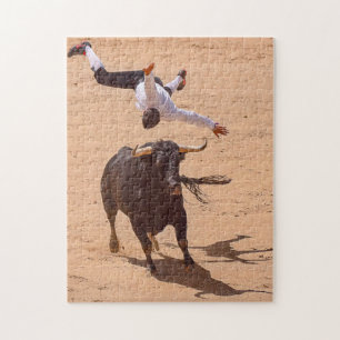 Stierenvechter Madrid. Legpuzzel