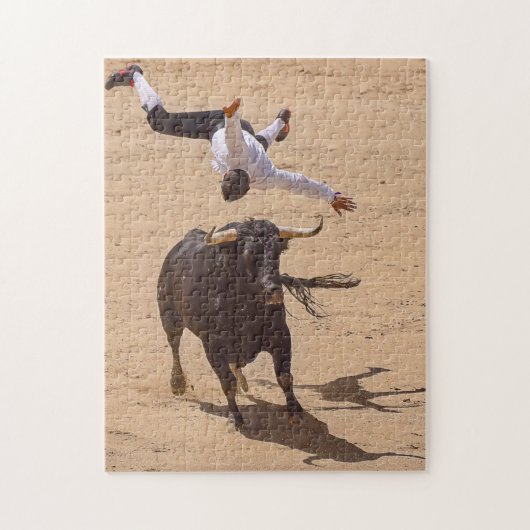Stierenvechter Madrid. Legpuzzel (Verticaal)